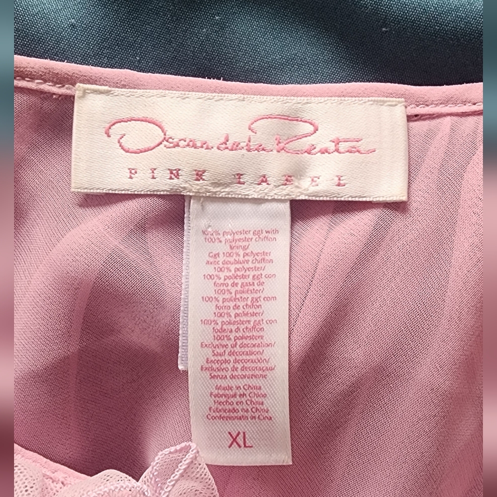 Oscar De La Renta Pink Label Teddy/Lingerie